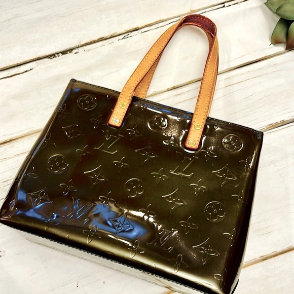 Adorable vintage Louis Vuitton Olive embossed Vermis tote bag - Picture 1 of 7